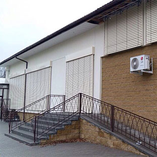 Рафшторы - фасадные горизонтальные жалюзи