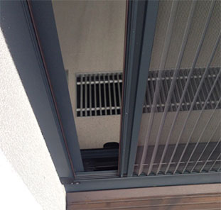 Москитная сетка-дверь раздвижная из ткани-плиссе