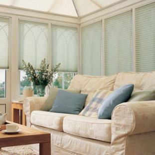 Рольшторы плиссе зеленого цвета