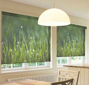 Рольштора с фотопечатью - утренняя роса