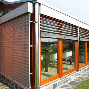 Рафшторы (Фасадные жалюзи) - белые