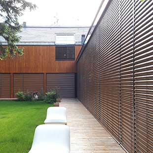 Рафшторы (Фасадные жалюзи) - цвет дерево