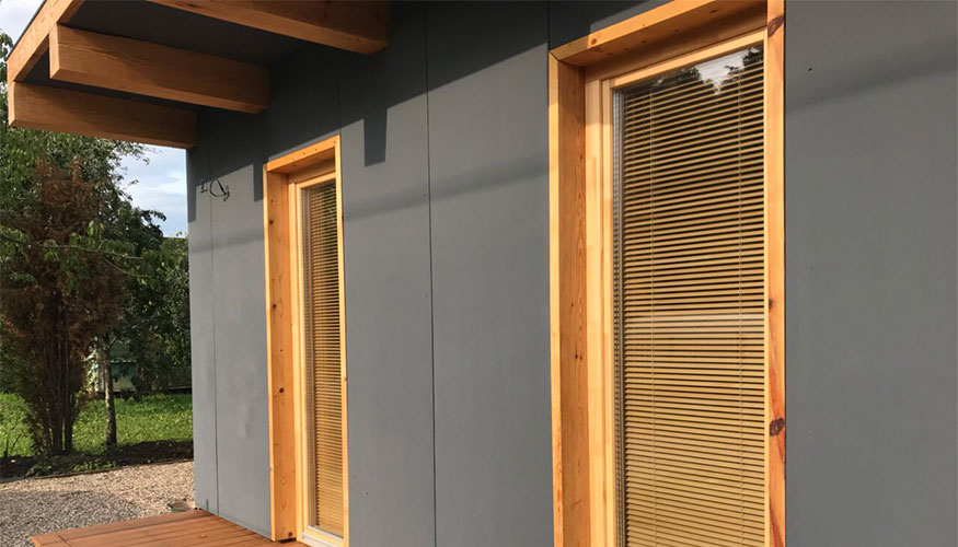 Горизонтальные жалюзи - вид снаружи